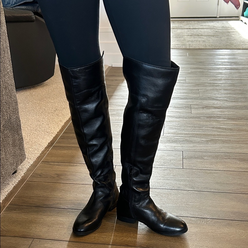 Aldo Black Over the Knee Boots